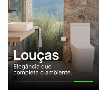 Louças para banheiro com design e qualidade duradoura