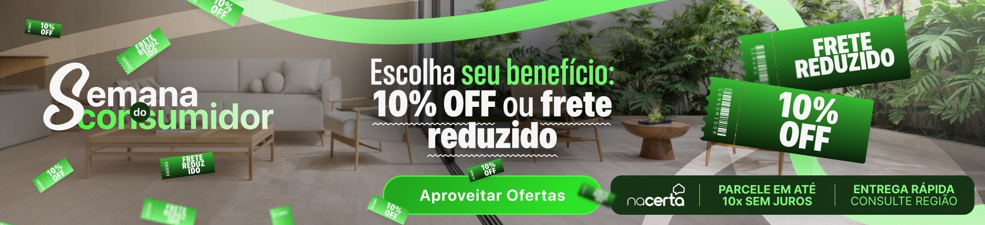Aproveite as ofertas da Semana do Consumidor