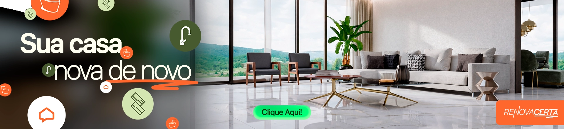 Renovar sua casa é com a Nacerta