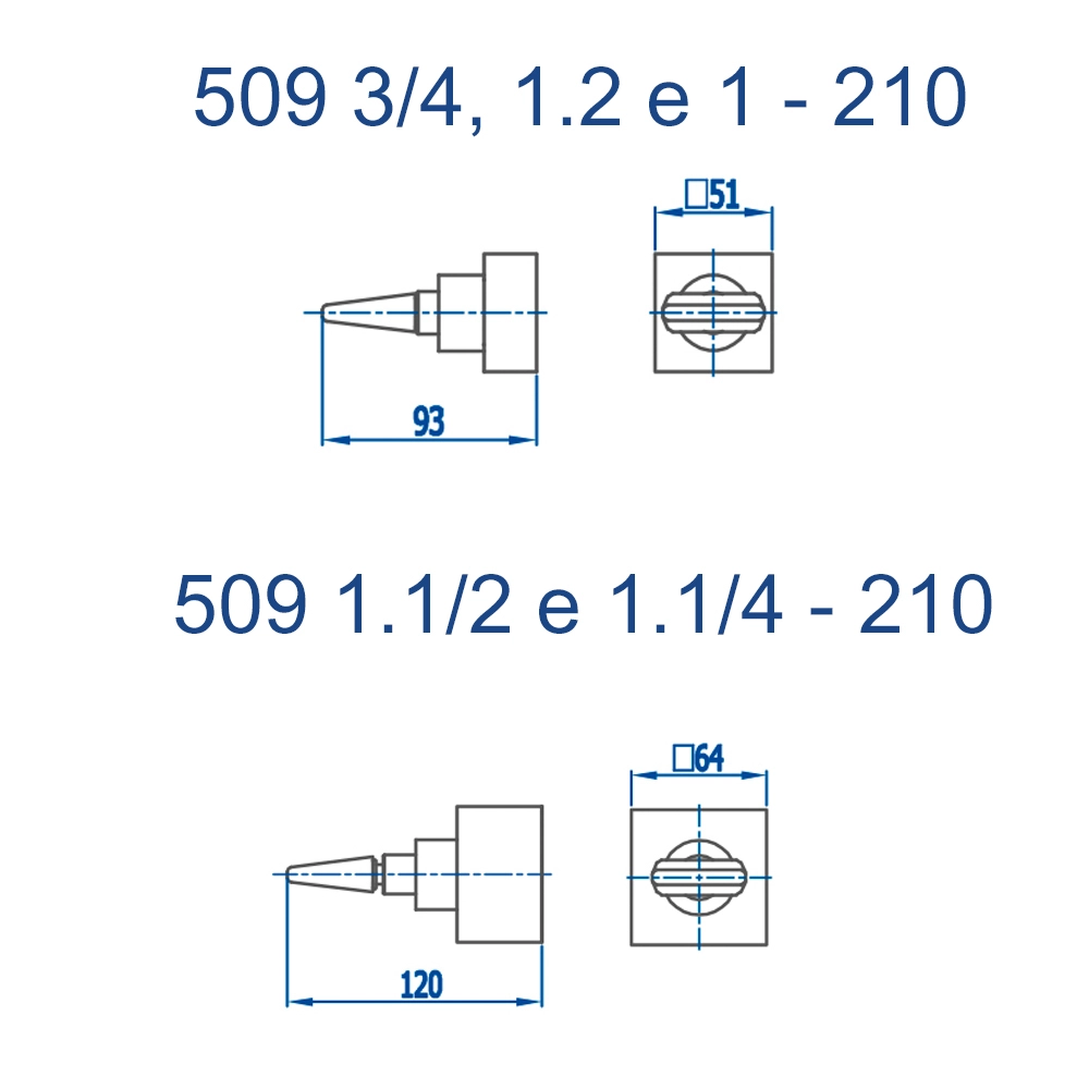 Acabamento para Registro Prima Fani 509 C210
