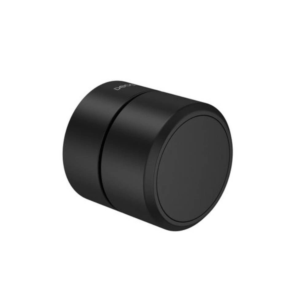 Acabamento para Registro de Gaveta até 1" Redondo Black Matte Deca 4900.BL104.PQ.MT