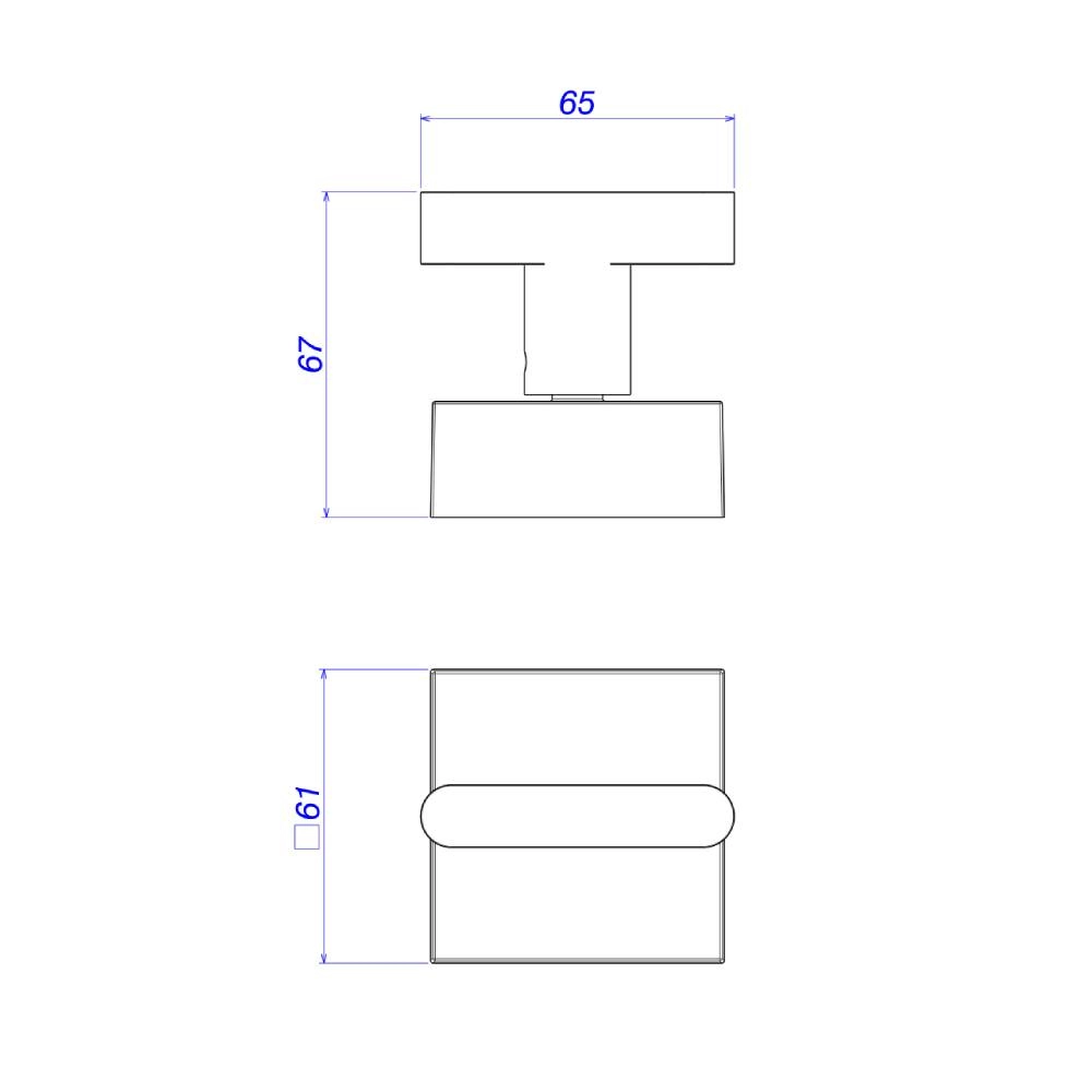 Acabamento para Registro de Gaveta Deca de 1/2 a 3/4 SOUL CR 4900.C38.PQ