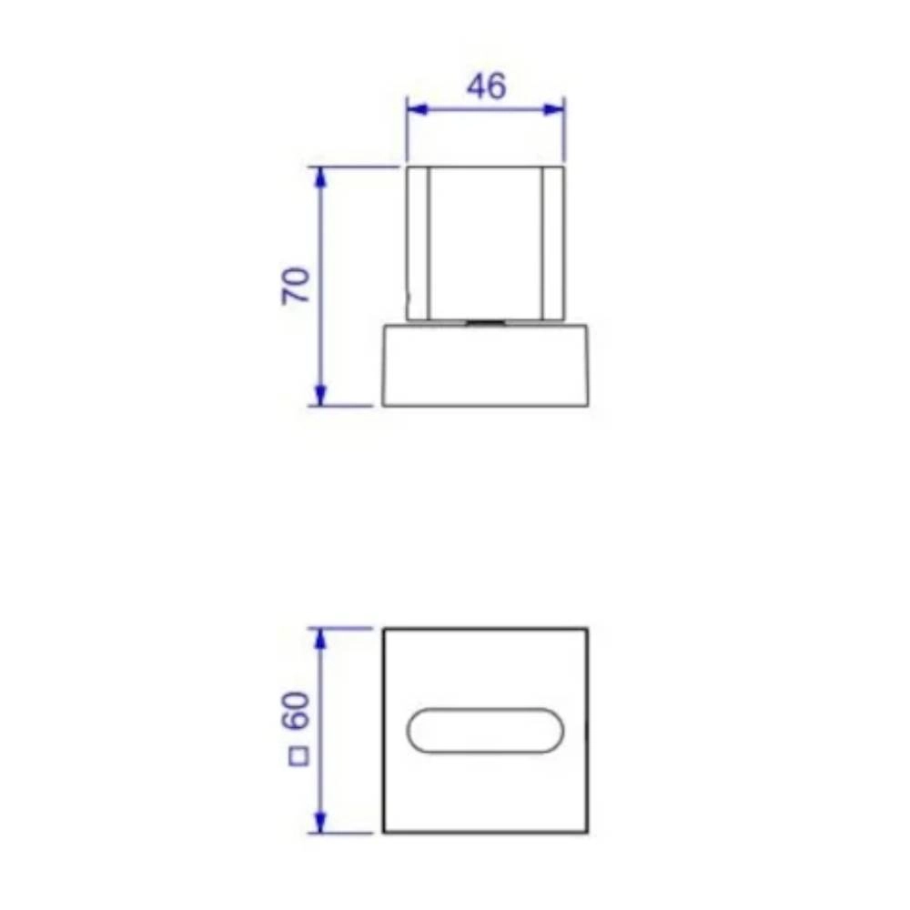 Acabamento Para Registro De Gaveta Polo 1/2" 3/4" 1" 4900.C.33