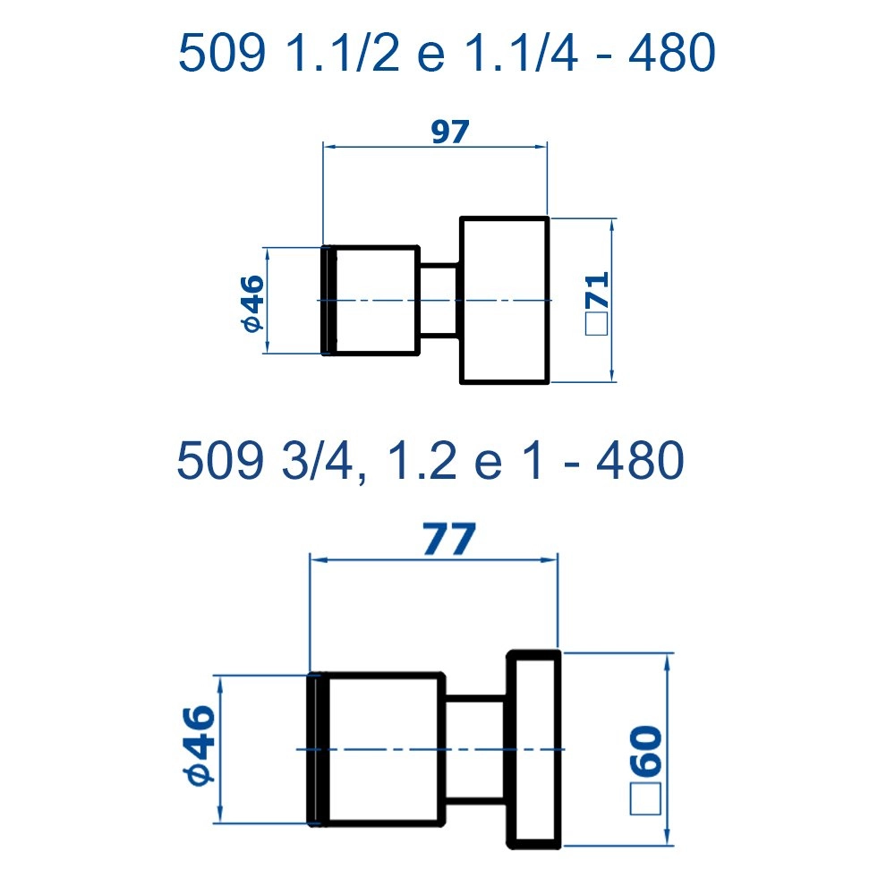 Acabamento para Registro Elo Fani 509 C480