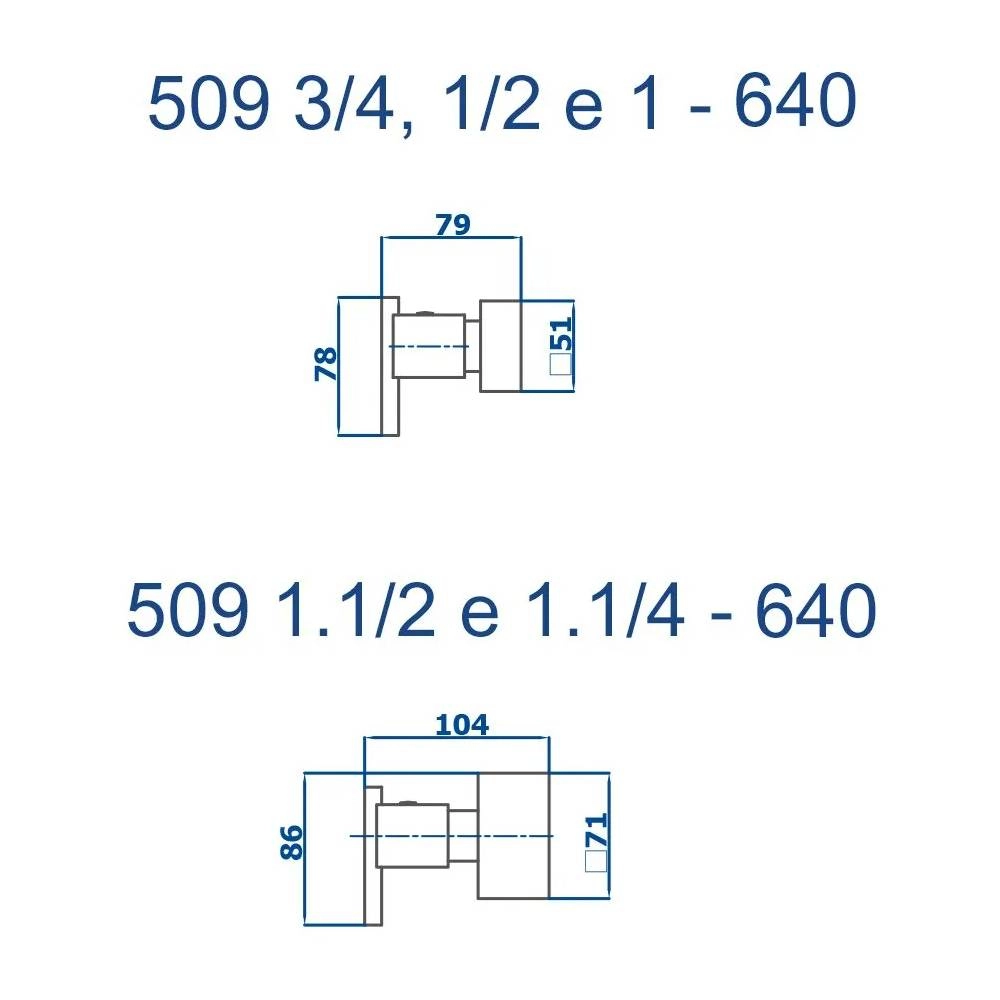 Acabamento para registro Fani 509 3/4 BK640 