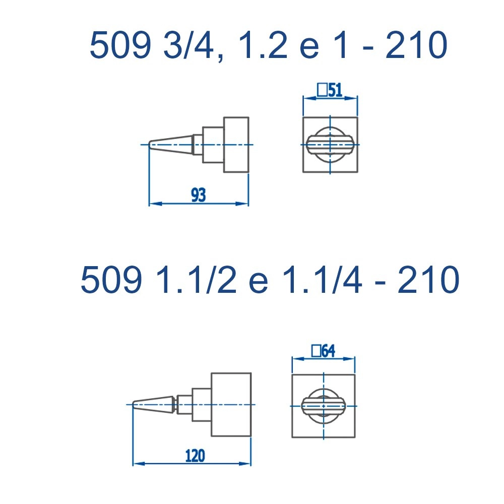Acabamento para Registro Prima Fani 509 RV210