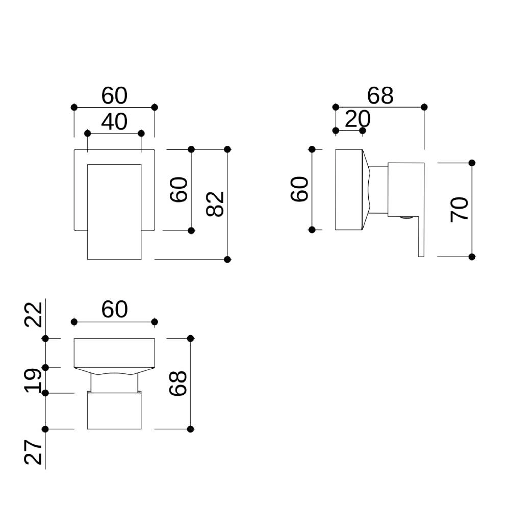 Acabamento para Registro Rubinettos REF 155