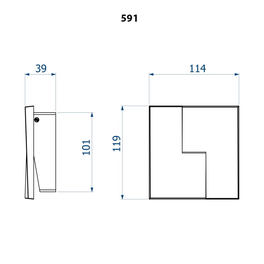 Acabamento para Válvula de Descarga Fani 591 DV