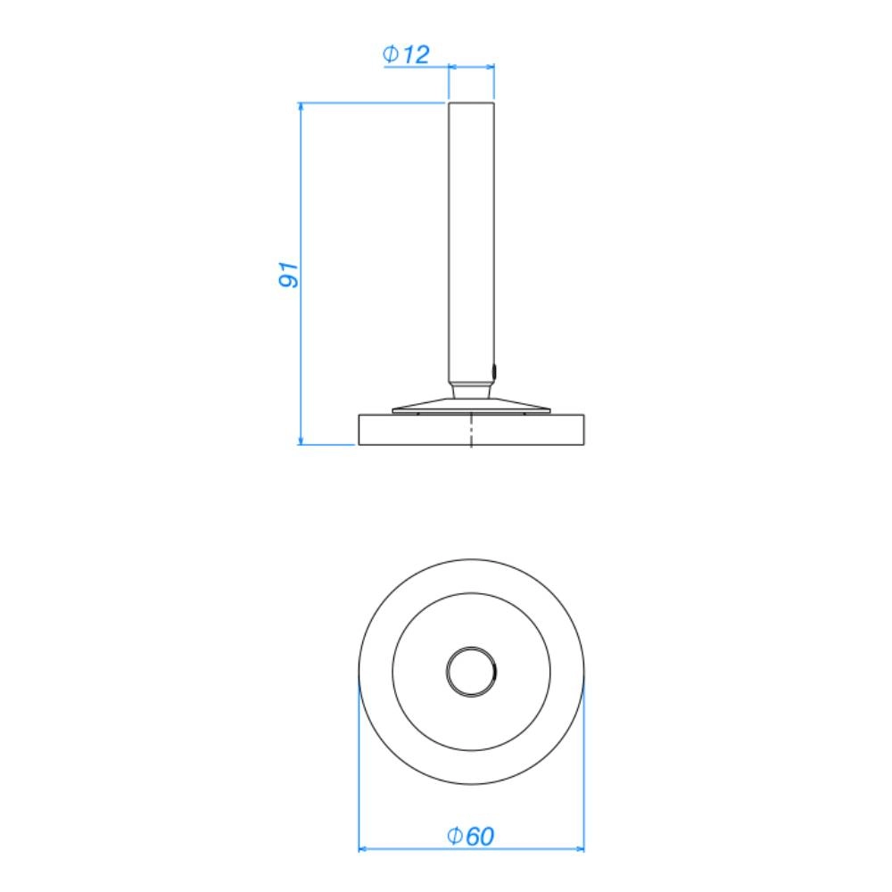 Acionamento Monocomando de Mesa para Cozinha Joystick Deca You Cromado 4992.C99.03