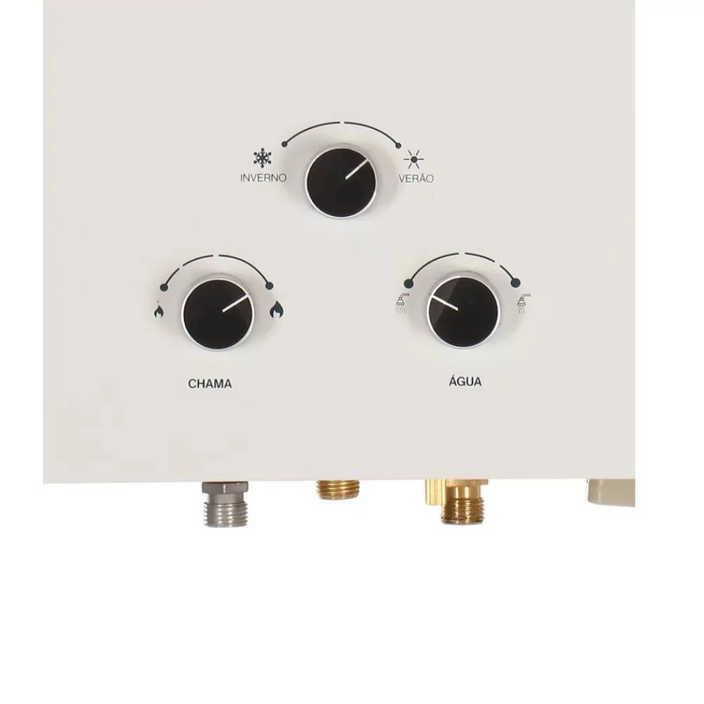 Aquecedor Rinnai a Gás REUM150 BRANCO 15LTS Mecanico GLP  Aquecedor Rinnai a Gás REUM150 BRANCO 15LTS Mecanico GLP