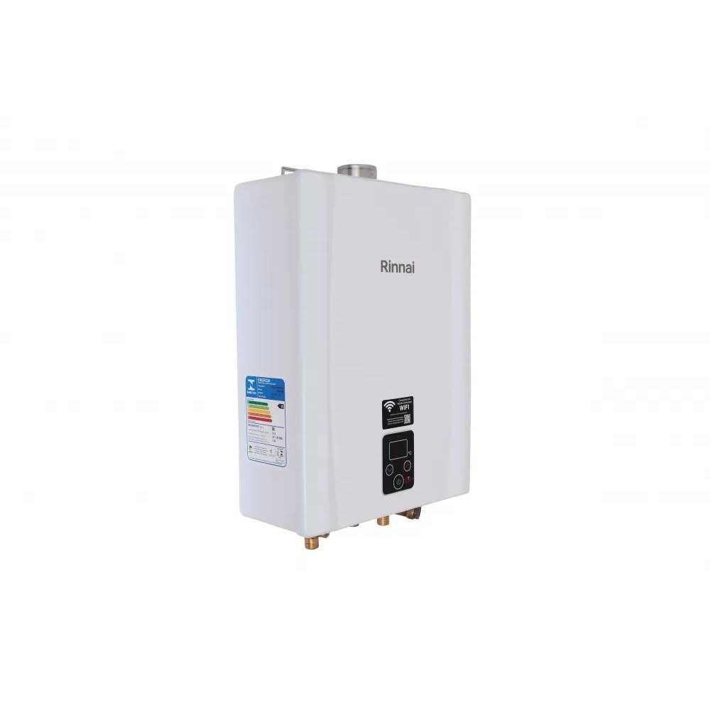 Aquecedor Rinnai REUE211 Branco 21LTS Eletronico Bivolt GLP Aquecedor Rinnai REUE211 Branco 21LTS Eletronico Bivolt GLP