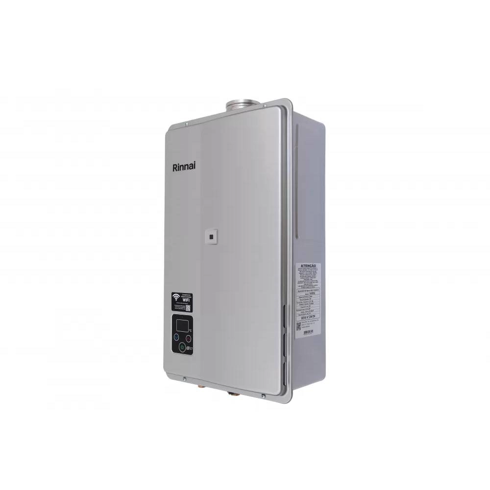 Aquecedor Rinnai REUE271 Prata 27LTS Eletronico Bivolt GLP
