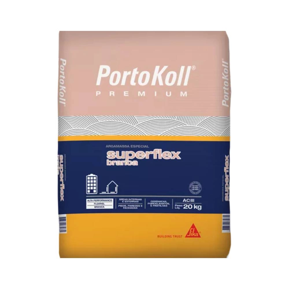 Argamassa Portokoll Superflex ACIII Branca SC20kg