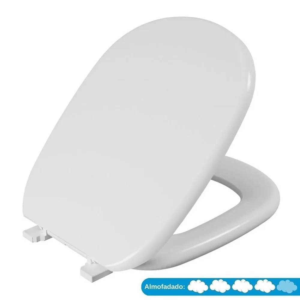 Assento Astra Almofadado Paris Branco