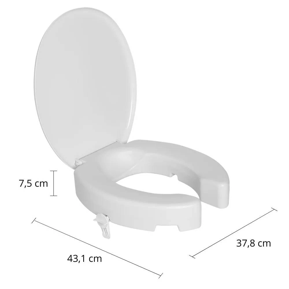 Assento Astra Elevado C/ Trava 7CM C/TPK TAE7T*/K*BR1