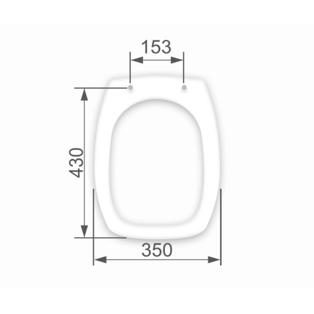 Assento Astra Stylus TSL/PP Branco Assento Astra Stylus TSL/PP Branco