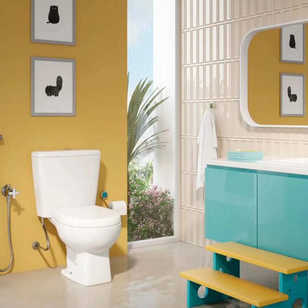 Assento Termofixo com Slow Close e Easy Clean Deca Branco Kids API.166.17