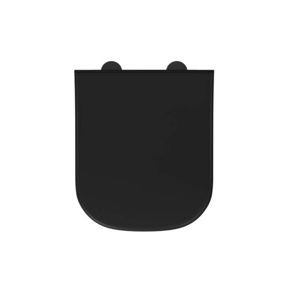 Assento Termofixo com Slow Close e Easy Clean Ébano Fosco AP.416.94