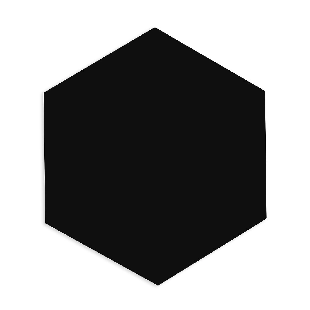 Atlas Revestimento Hexagonal Nero OM-15287