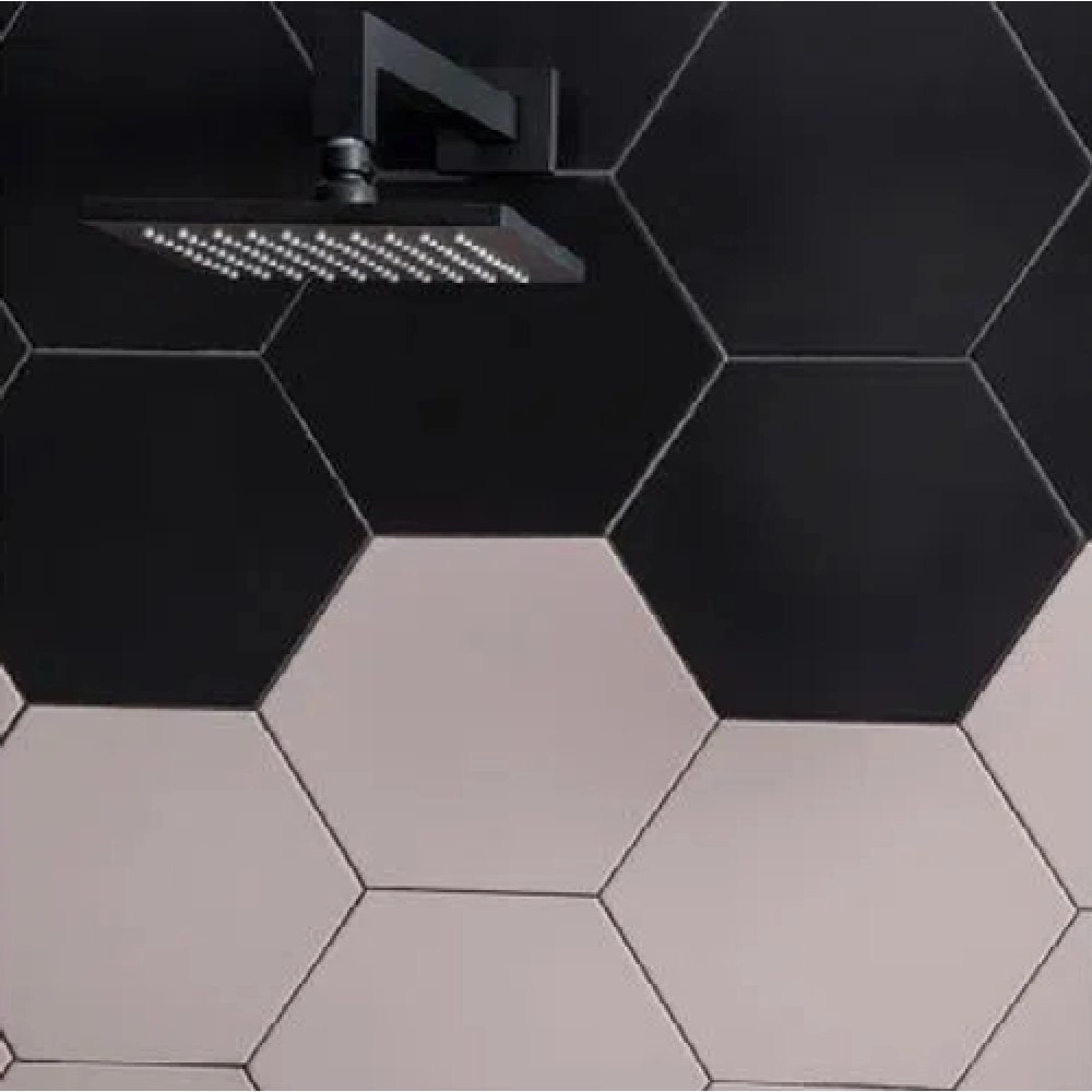 Atlas Revestimento Hexagonal Nero OM-15287