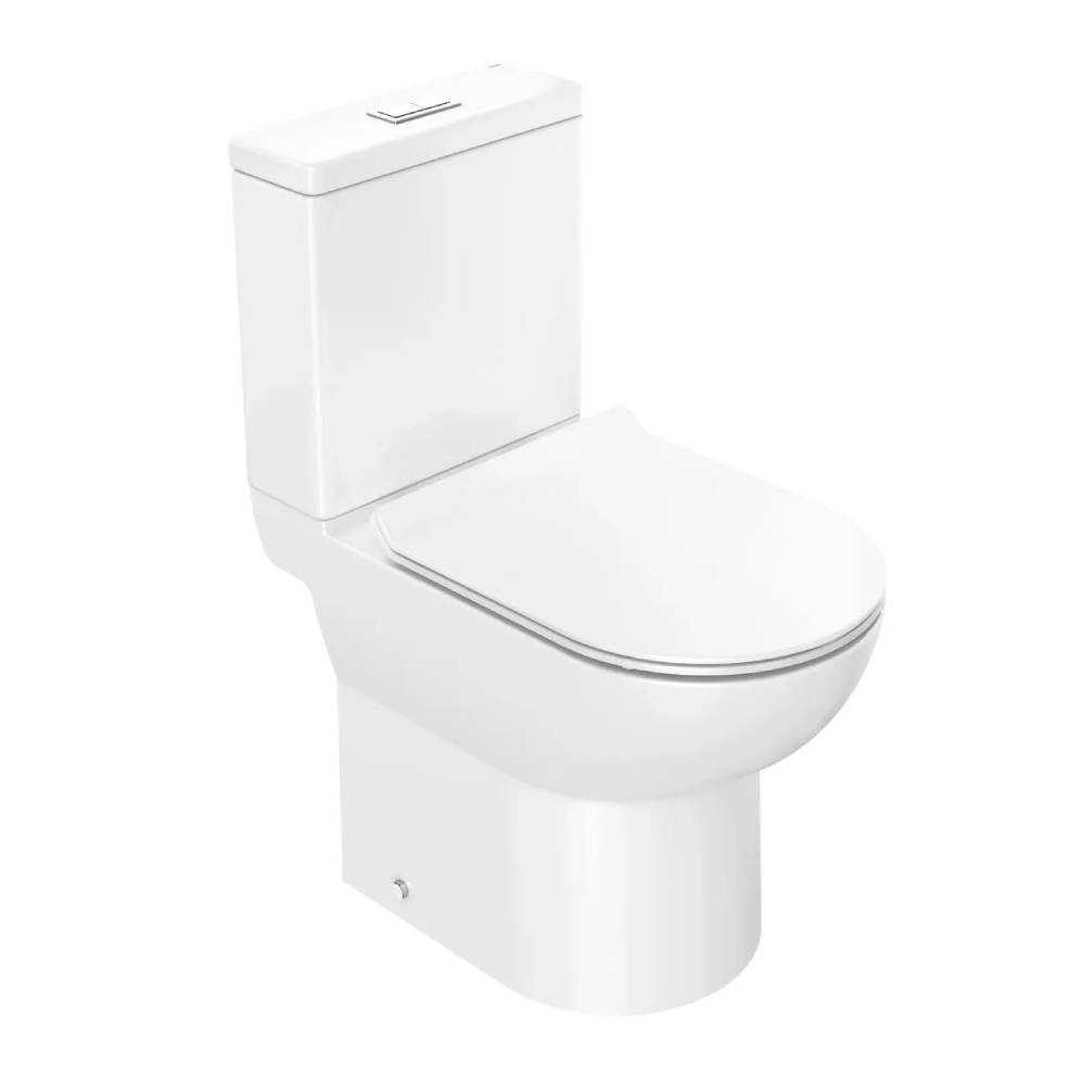 Bacia com caixa acoplada Benefit Branco Docol + Assento PNE 