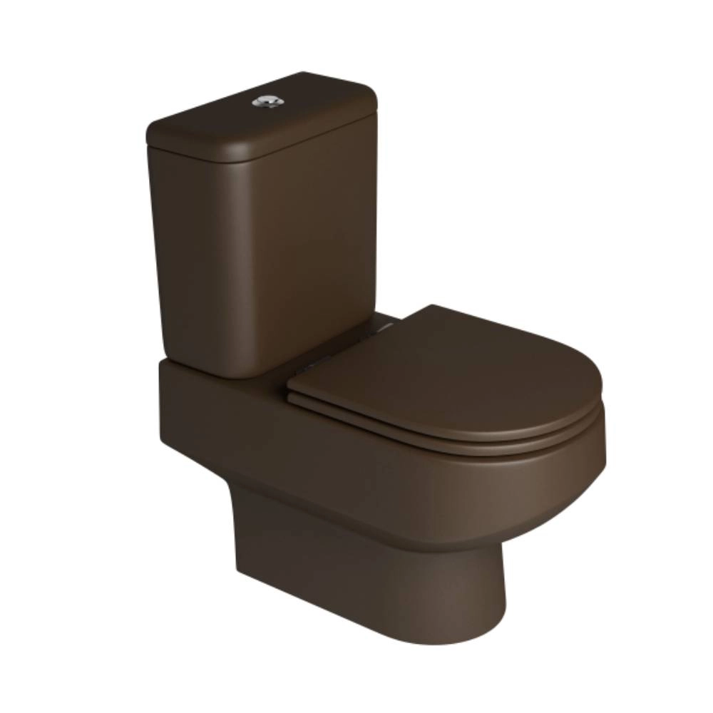 Bacia para Caixa Acoplada Carrara Marrom Fosco P.606.22