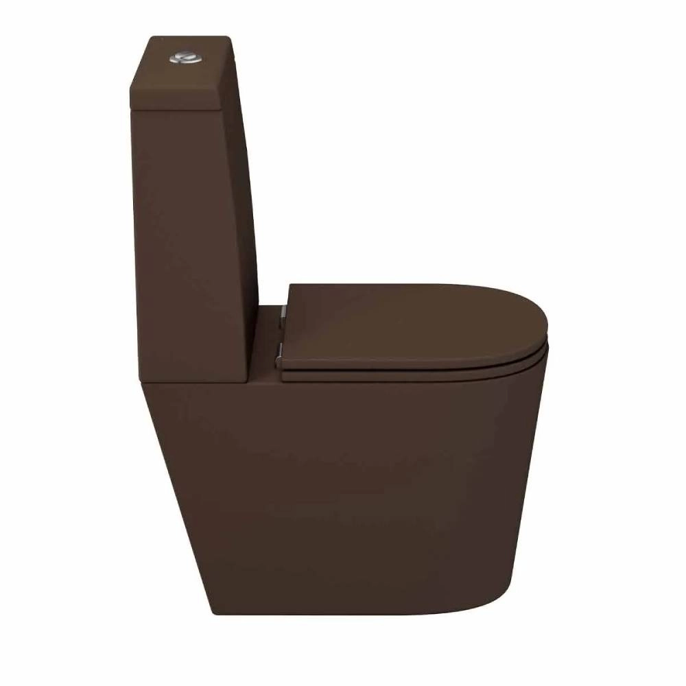 Bacia para Caixa Acoplada Marrom Fosco Lk P.230.22