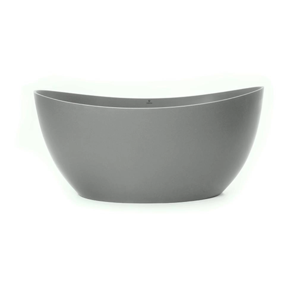 Banheira Sabbia Sampa147 X 76 X 68  DuraQuartz Cinza Lunar