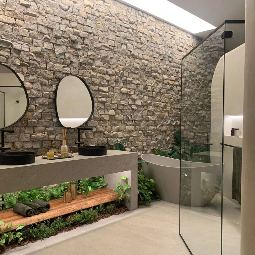 Banheira Sabbia Sampa147 X 76 X 68  DuraQuartz Cinza Lunar