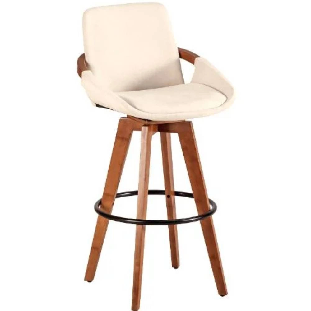 Banqueta Rita Linho Creme Rivatti