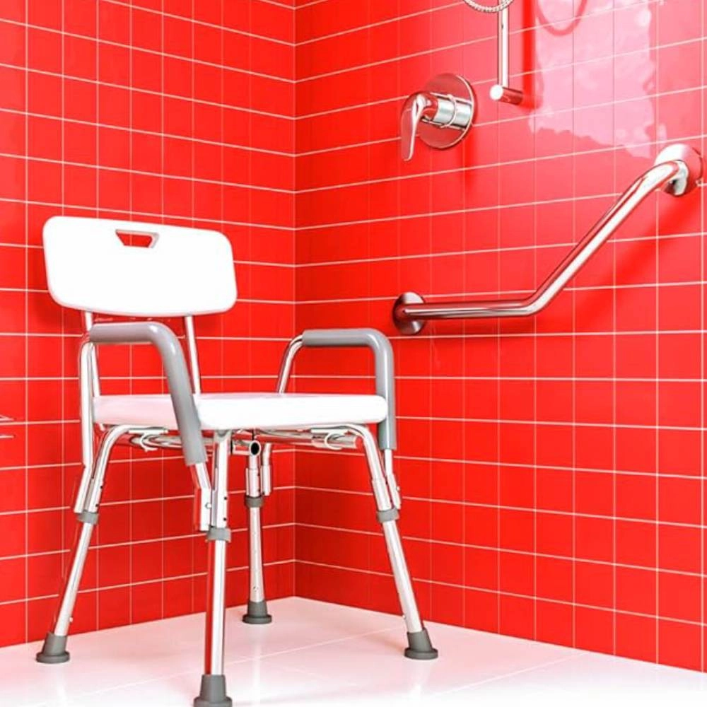 Barra de Apoio Astra Curva 57CM Inox 1.1/4 BAC145S