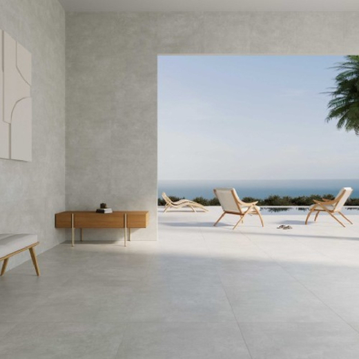 Biancogres Porcelanato 100x100 Chicago Grigio Externo Retificado