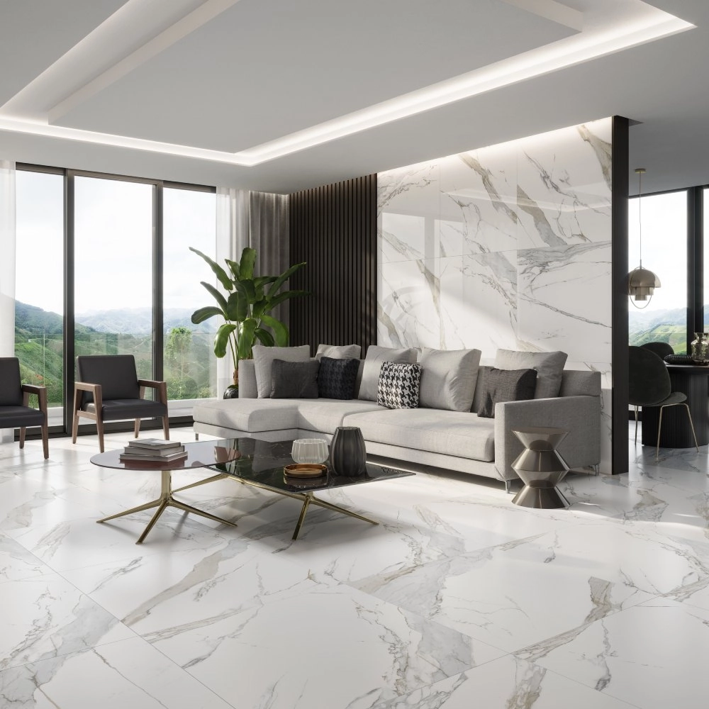 Biancogres Porcelanato 120x120 Calacata Oro Satin Retificado