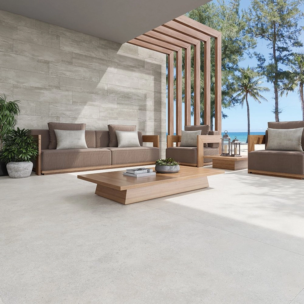 Biancogres Porcelanato 120x120 Connection Silver Externo Retificado