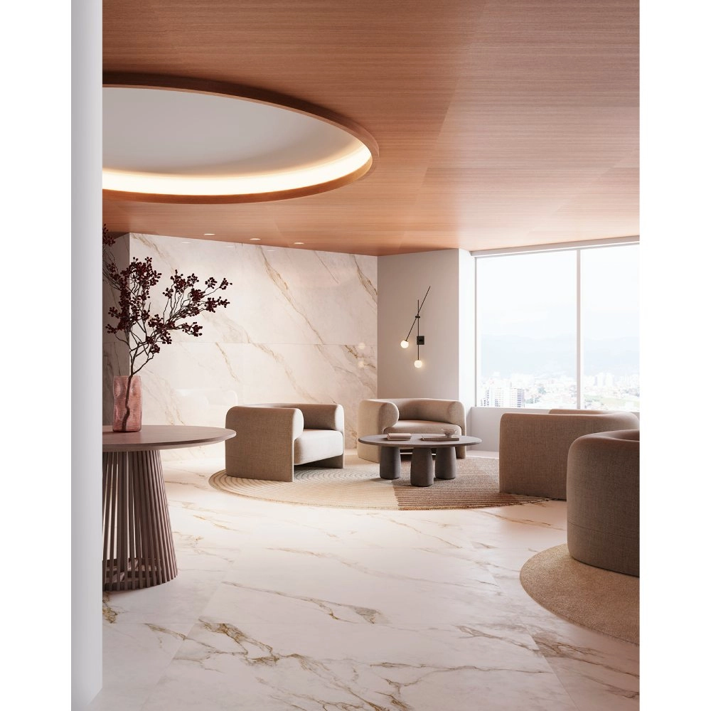 Biancogres Porcelanato 120x120 Marmo Perla Velvet Retificado