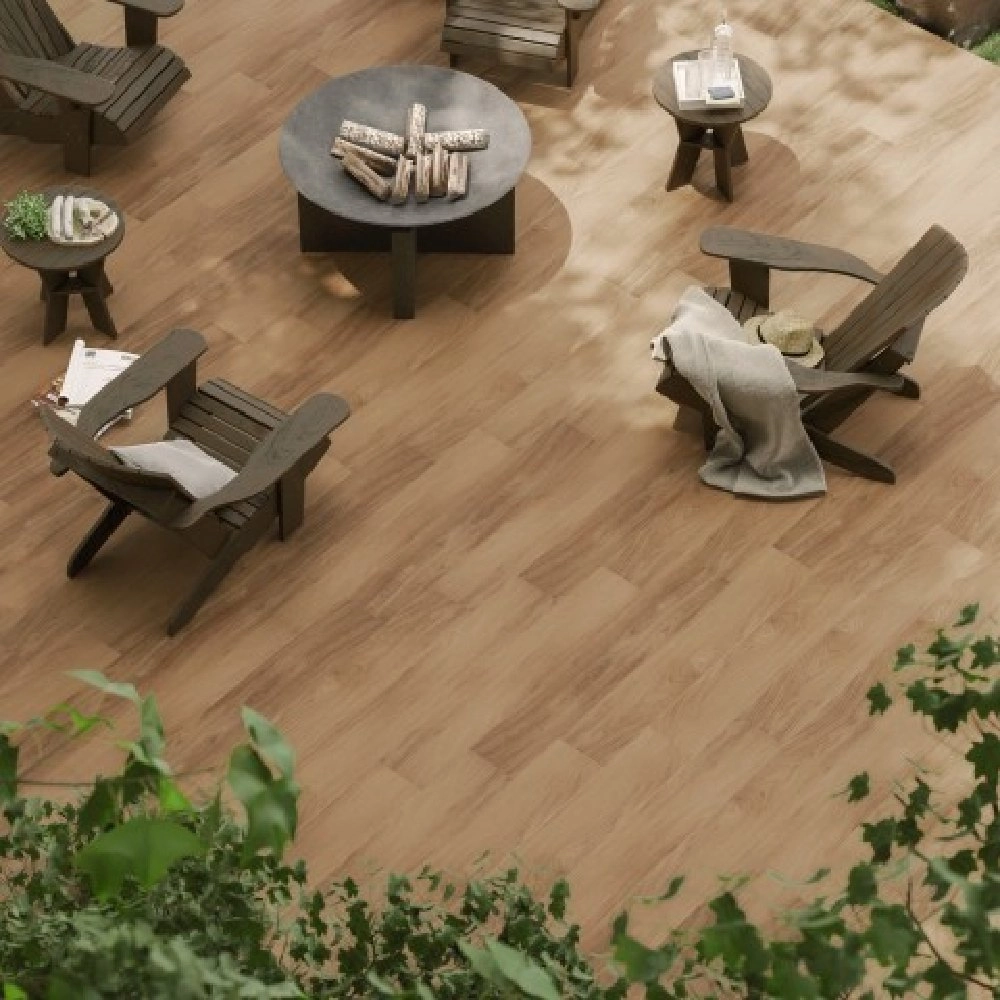 Biancogres Porcelanato 20x120 Carvalho Natural Externo Retificado