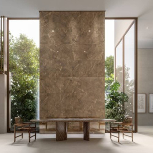 Biancogres Porcelanato 60X120 Pulpis Marrone Lux