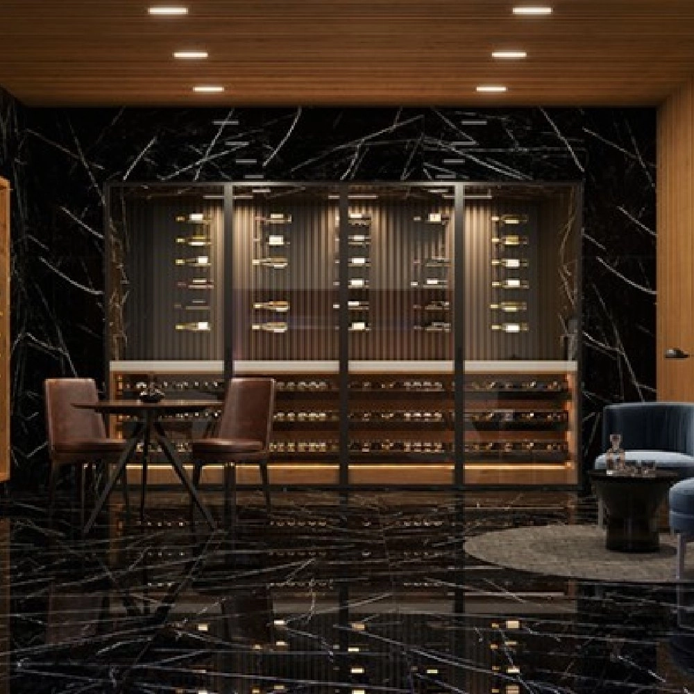 Biancogres Porcelanato 60x120 Royal Black Lux Retificado 