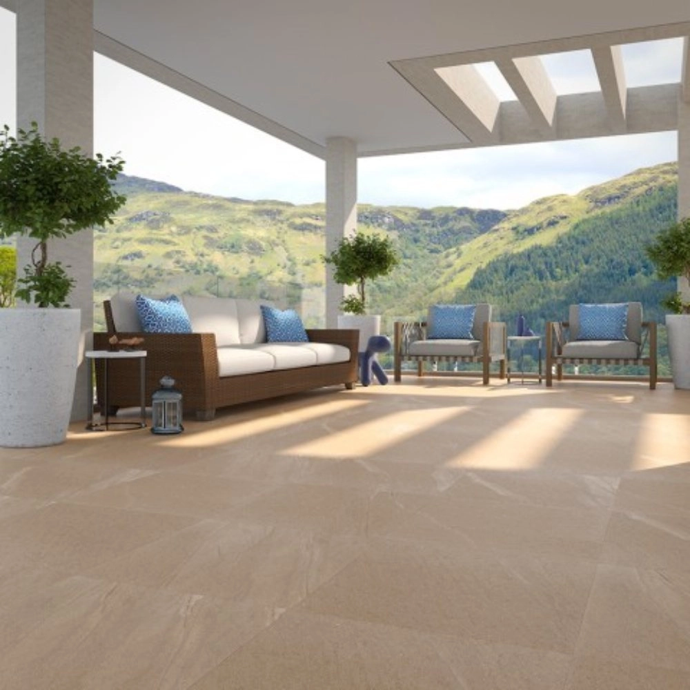Biancogres Porcelanato 60x60 Basaltina Bege Externo Retificado