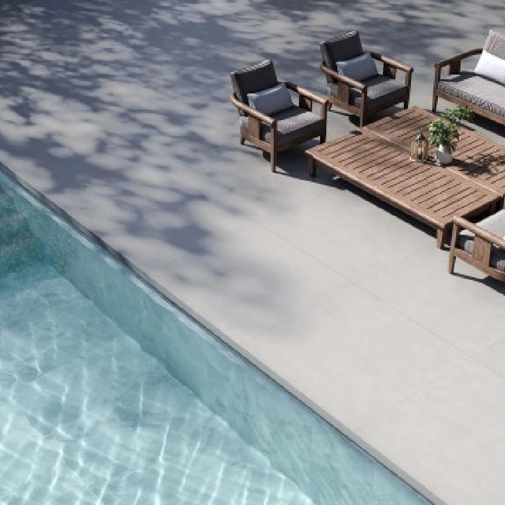 Biancogres Porcelanato 60x60 Cemento Grafite Externo Retificado