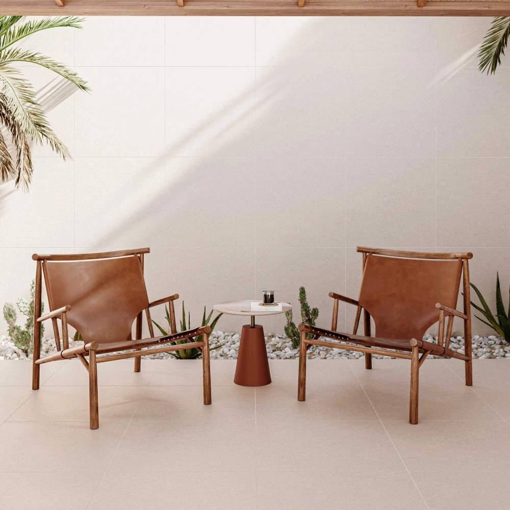 Biancogres Porcelanato 60x60 Cemento Marfim Satin Retificado