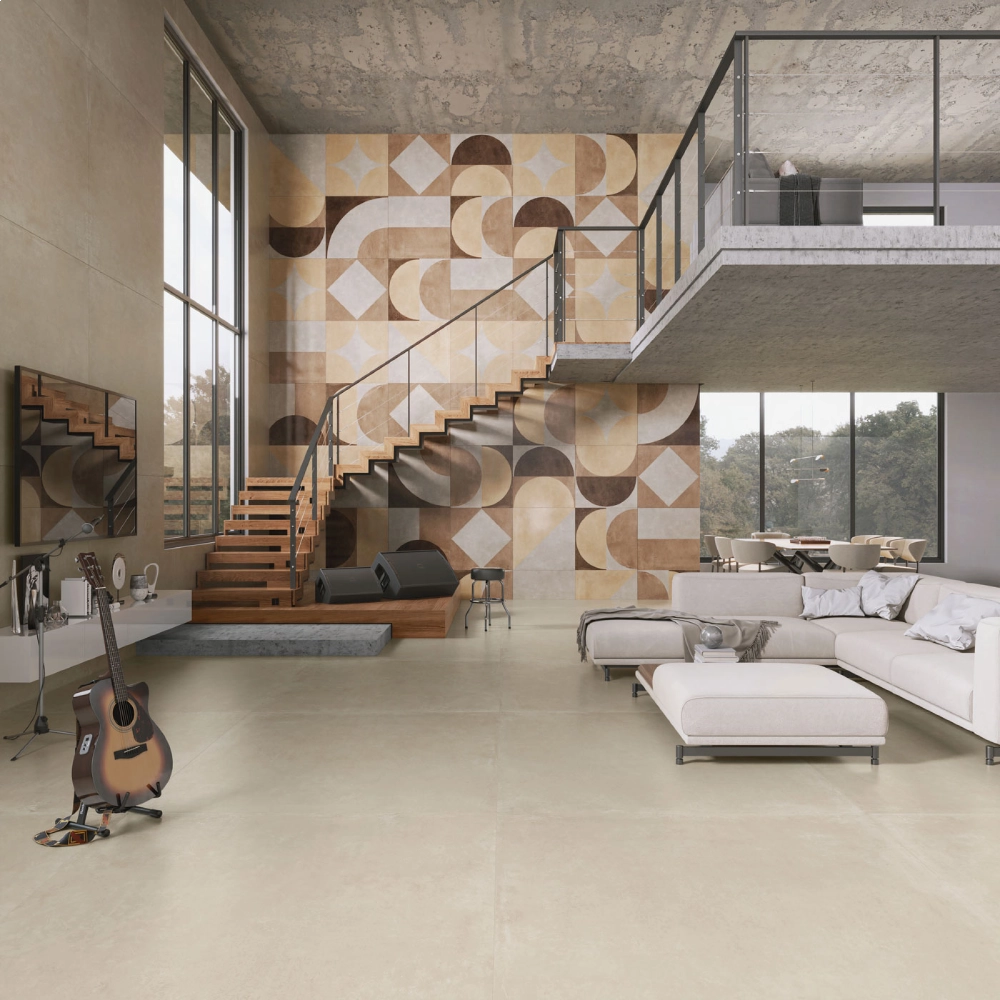 Biancogres Porcelanato 60x60 Elementi Terra Deco Retificado
