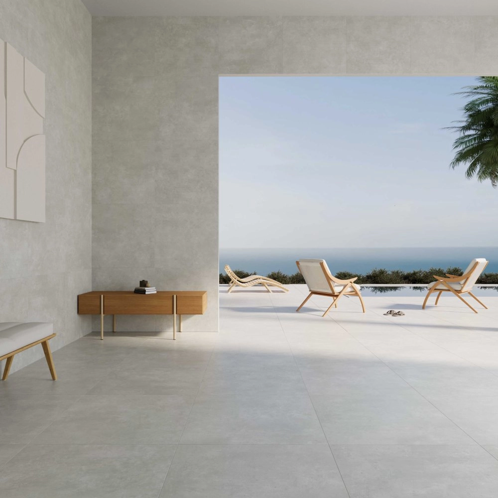 Biancogres Porcelanato 80x80 Chicago Grigio Satin Retificado