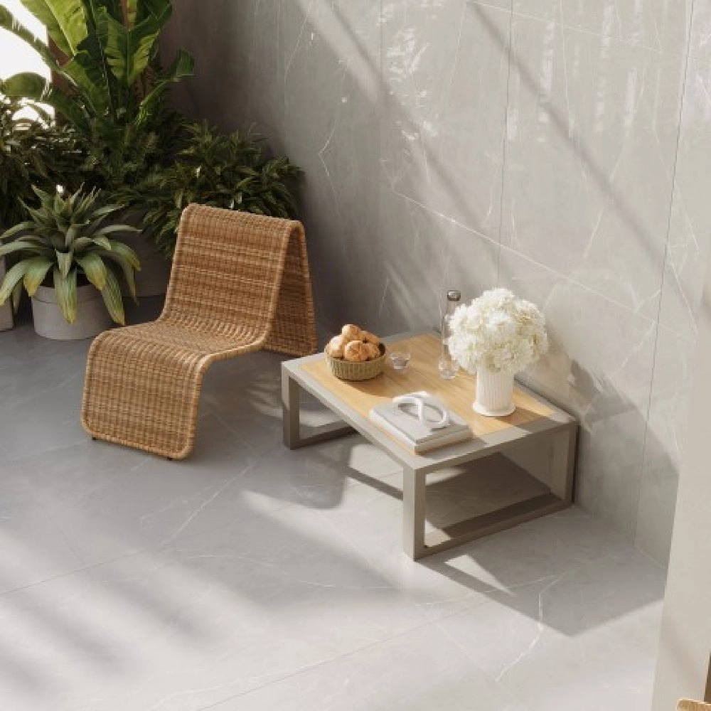 Biancogres Porcelanato 80x80 Pulpis Grigio Lux Retificado