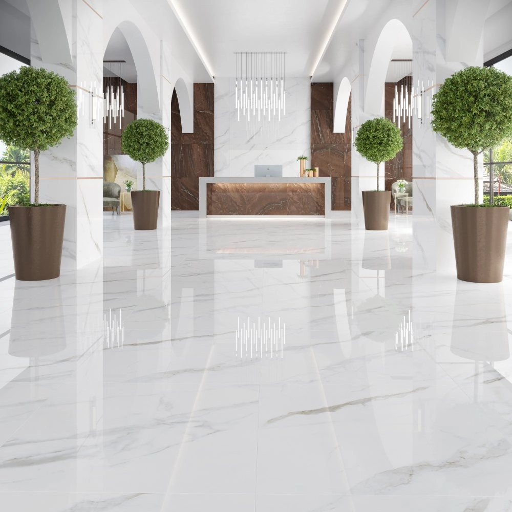 Biancogres Porcelanato 90x90 Calacata Altissimo Lux Retificado