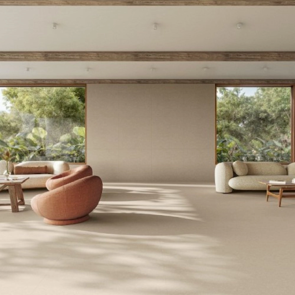 Biancogres Porcelanato 90x90 Cemento Marfim Satin Retificado Biancogres Porcelanato 90x90 Cemento Marfim Satin Retificado