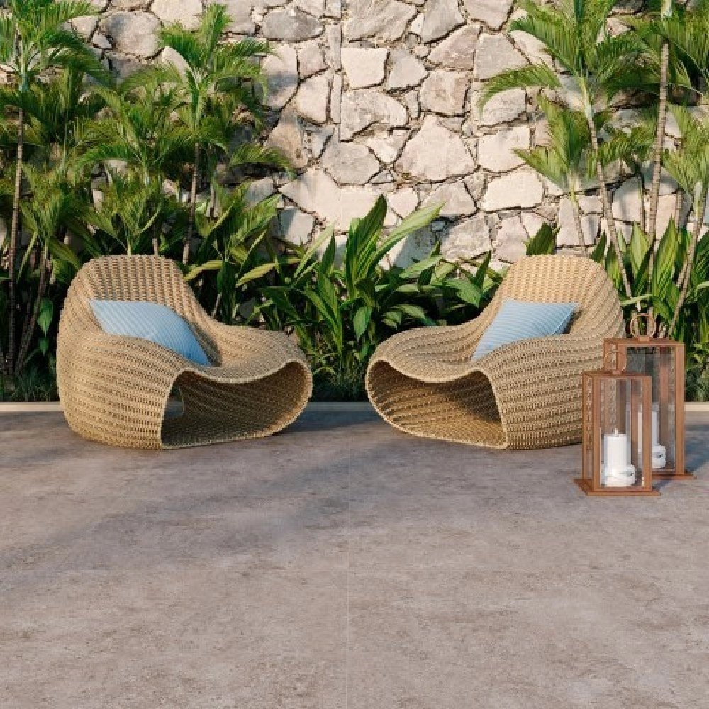 Biancogres Porcelanato 90x90 Pietra Nicolau Castano Externo Retificado Biancogres Porcelanato 90x90 Pietra Nicolau Castano Externo Retificado