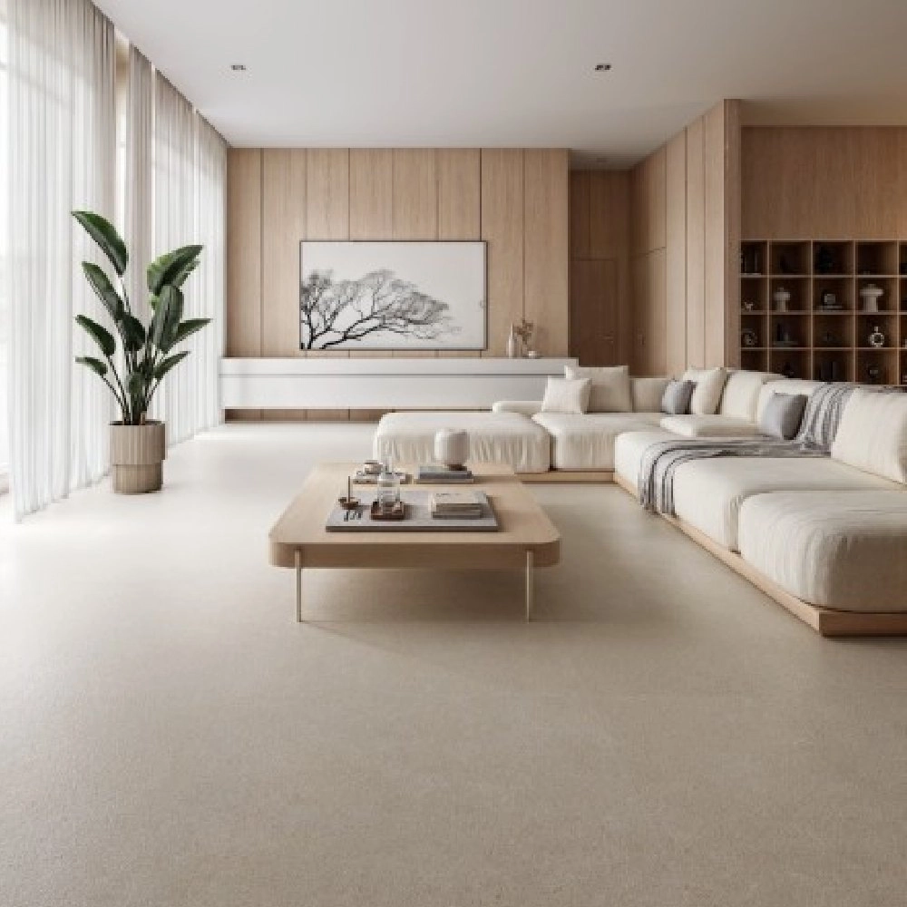 Biancogres Porcelanato Comercial 100x100 Dorcia Beige Satin Retificado