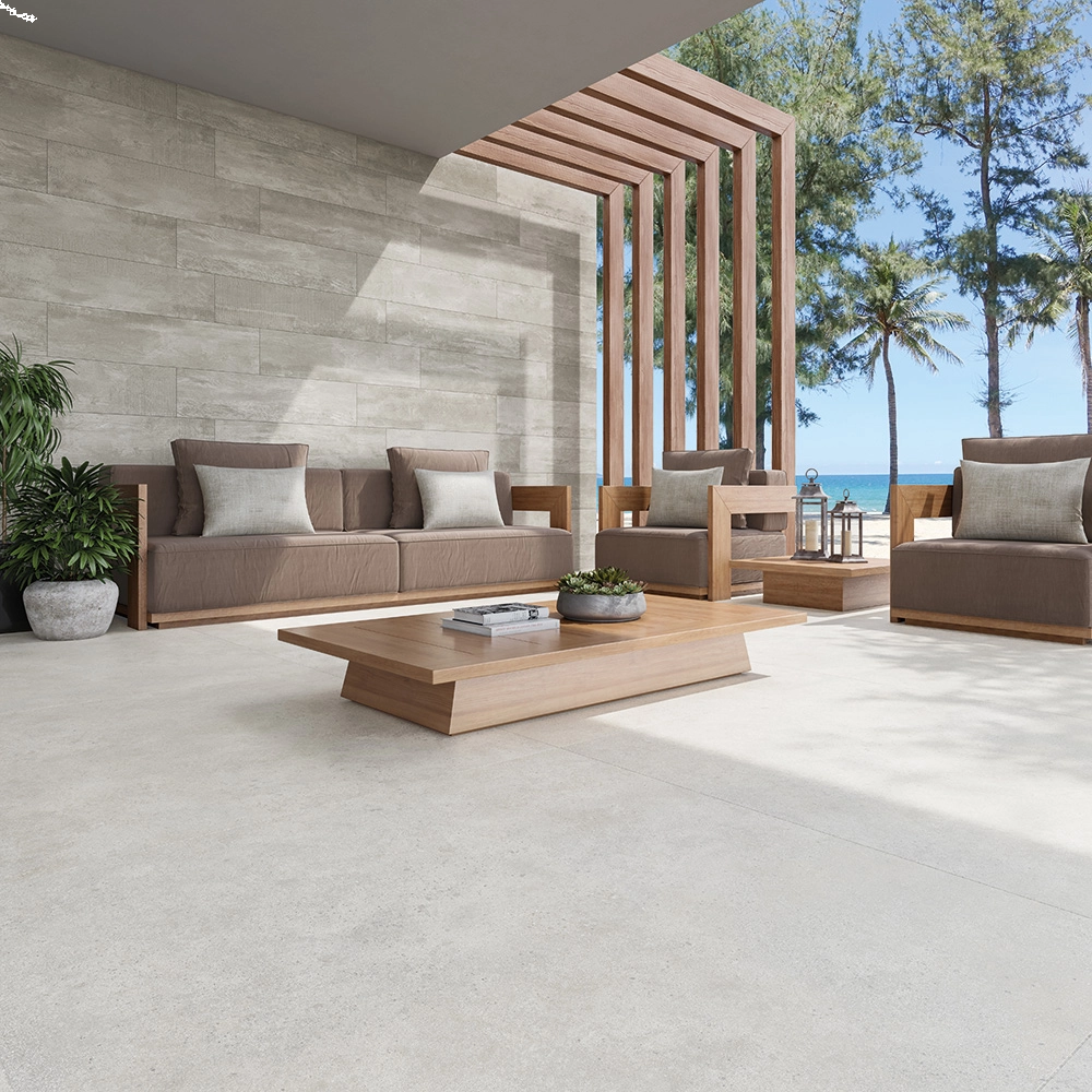 Biancogres Porcelanato Comercial 120x120 Connection Silver Externo Retificado