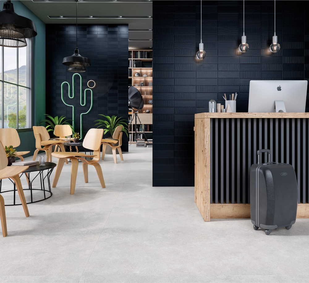 Biancogres Porcelanato Comercial 120x120 Connection Silver Externo Retificado
